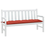 vidaXL Tuinbankkussen 100x50x7 cm stof gemêleerd antracietkleurig