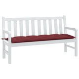 vidaXL Tuinbankkussen 100x50x7 cm stof gemêleerd antracietkleurig