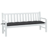vidaXL Tuinbankkussen 100x50x7 cm stof gemêleerd antracietkleurig