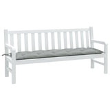 vidaXL Tuinbankkussen 100x50x7 cm stof gemêleerd antracietkleurig