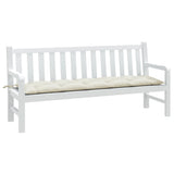 vidaXL Tuinbankkussen 100x50x7 cm stof gemêleerd antracietkleurig