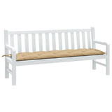 vidaXL Tuinbankkussen 100x50x7 cm stof gemêleerd antracietkleurig