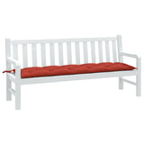 vidaXL Tuinbankkussen 100x50x7 cm stof gemêleerd antracietkleurig