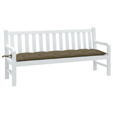 vidaXL Tuinbankkussen 100x50x7 cm stof gemêleerd antracietkleurig