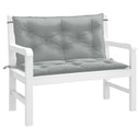 vidaXL Garden Bench Cushions 2 pcs 100x50x7 cm Fabric Speckled Anthracite