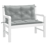 vidaXL Garden Bench Cushions 2 pcs 100x50x7 cm Fabric Speckled Anthracite