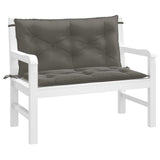 vidaXL Garden Bench Cushions 2 pcs 100x50x7 cm Fabric Speckled Anthracite