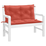 vidaXL Garden Bench Cushions 2 pcs 100x50x7 cm Fabric Speckled Anthracite