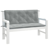 vidaXL Garden Bench Cushions 2 pcs 100x50x7 cm Fabric Speckled Anthracite