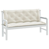 vidaXL Garden Bench Cushions 2 pcs 100x50x7 cm Fabric Speckled Anthracite