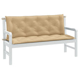 vidaXL Garden Bench Cushions 2 pcs 100x50x7 cm Fabric Speckled Anthracite