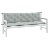 vidaXL Garden Bench Cushions 2 pcs 100x50x7 cm Fabric Speckled Anthracite