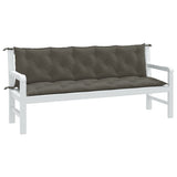 vidaXL Garden Bench Cushions 2 pcs 100x50x7 cm Fabric Speckled Anthracite