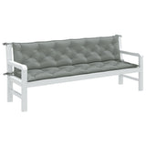 vidaXL Garden Bench Cushions 2 pcs 100x50x7 cm Fabric Speckled Anthracite