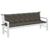 vidaXL Garden Bench Cushions 2 pcs 100x50x7 cm Fabric Speckled Anthracite