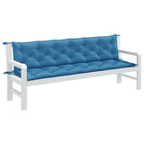 vidaXL Garden Bench Cushions 2 pcs 100x50x7 cm Fabric Speckled Anthracite