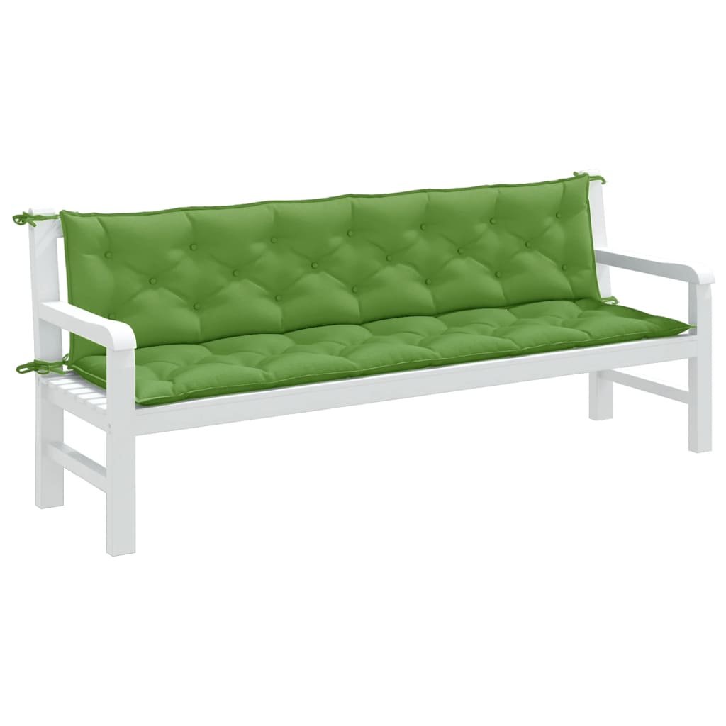 vidaXL Garden Bench Cushions 2 pcs 100x50x7 cm Fabric Speckled Anthracite