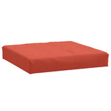 vidaXL Palletkussens 2 st stof gemêleerd antracietkleurig