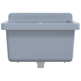 vidaXL Wasbak wandgemonteerd 40x40x24 cm hars wit