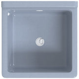 vidaXL Wasbak wandgemonteerd 40x40x24 cm hars wit