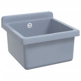 vidaXL Wasbak wandgemonteerd 40x40x24 cm hars wit