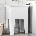 vidaXL Waskuip 59x41x75 cm hars wit