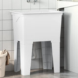 vidaXL Waskuip 59x41x75 cm hars wit