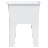 vidaXL Waskuip 59x41x75 cm hars wit