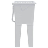 vidaXL Waskuip 59x41x75 cm hars wit