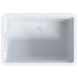 vidaXL Waskuip 59x41x75 cm hars wit