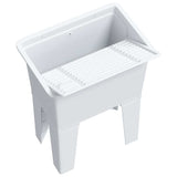 vidaXL Waskuip 59x41x75 cm hars wit