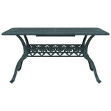 vidaXL Tuintafel 150x90x72 cm gietaluminium wit