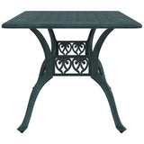 vidaXL Tuintafel 150x90x72 cm gietaluminium wit