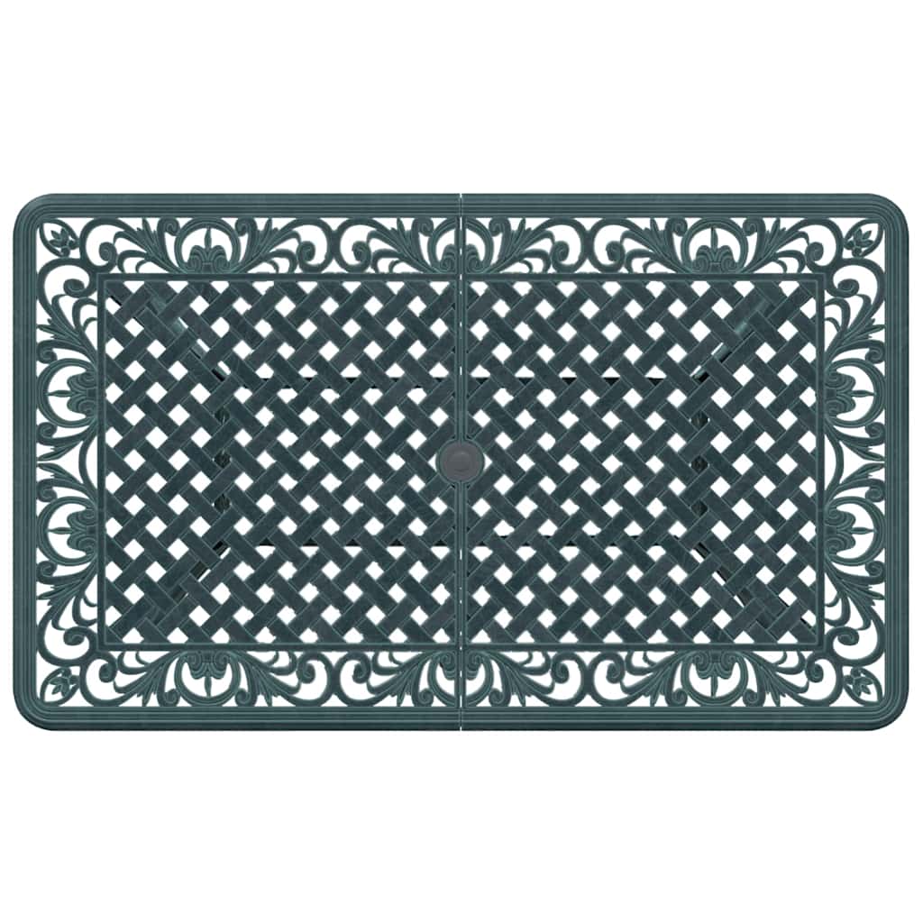 vidaXL Tuintafel 150x90x72 cm gietaluminium wit