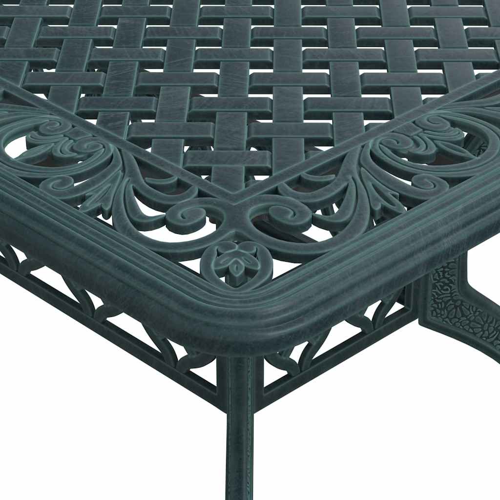 vidaXL Tuintafel 150x90x72 cm gietaluminium wit