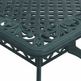 vidaXL Tuintafel 150x90x72 cm gietaluminium wit
