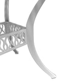 vidaXL Garden Table Ø 90x75 cm Cast Aluminum Bronze