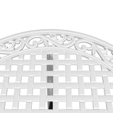 vidaXL Garden Table Ø 90x75 cm Cast Aluminum Bronze