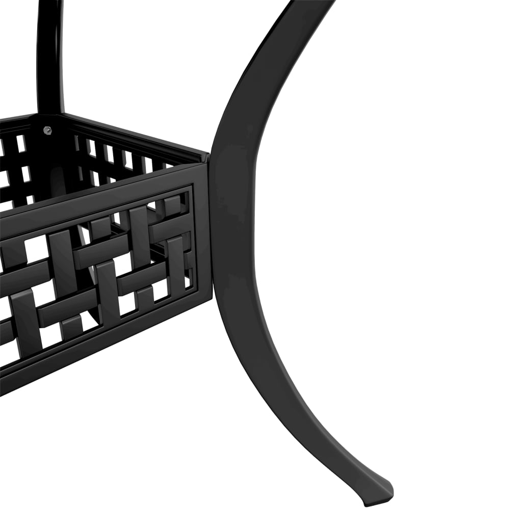 vidaXL Garden Table 80x80x75 cm Cast Aluminium Bronze-coloured
