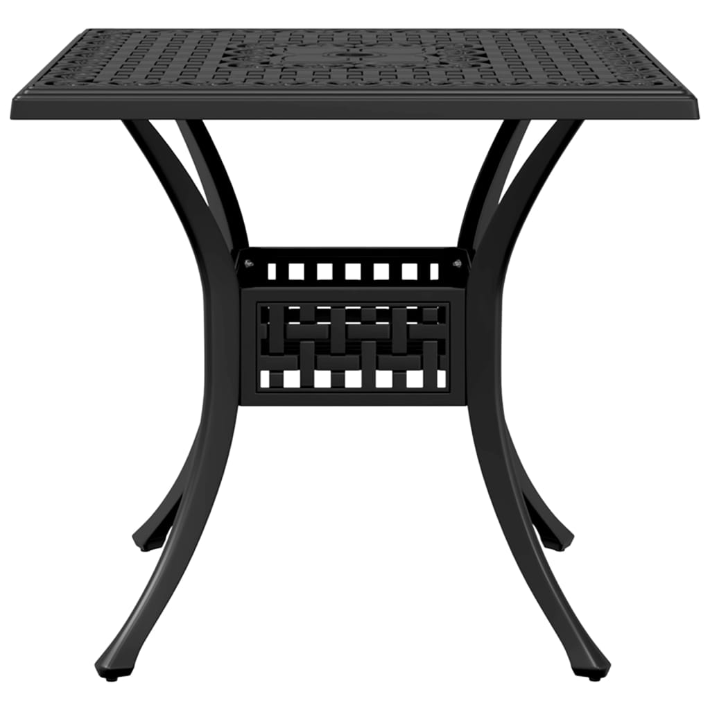 vidaXL Garden Table 80x80x75 cm Cast Aluminium Bronze-coloured