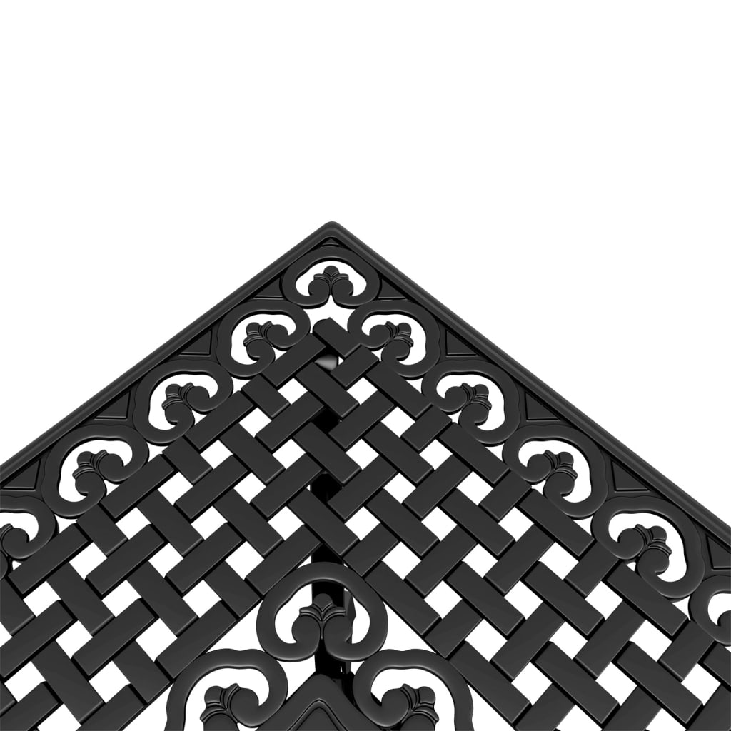 vidaXL Garden Table 80x80x75 cm Cast Aluminium Bronze-coloured