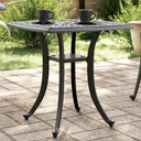 vidaXL Tuintafel 53x53x53 cm gietaluminium bronskleurig