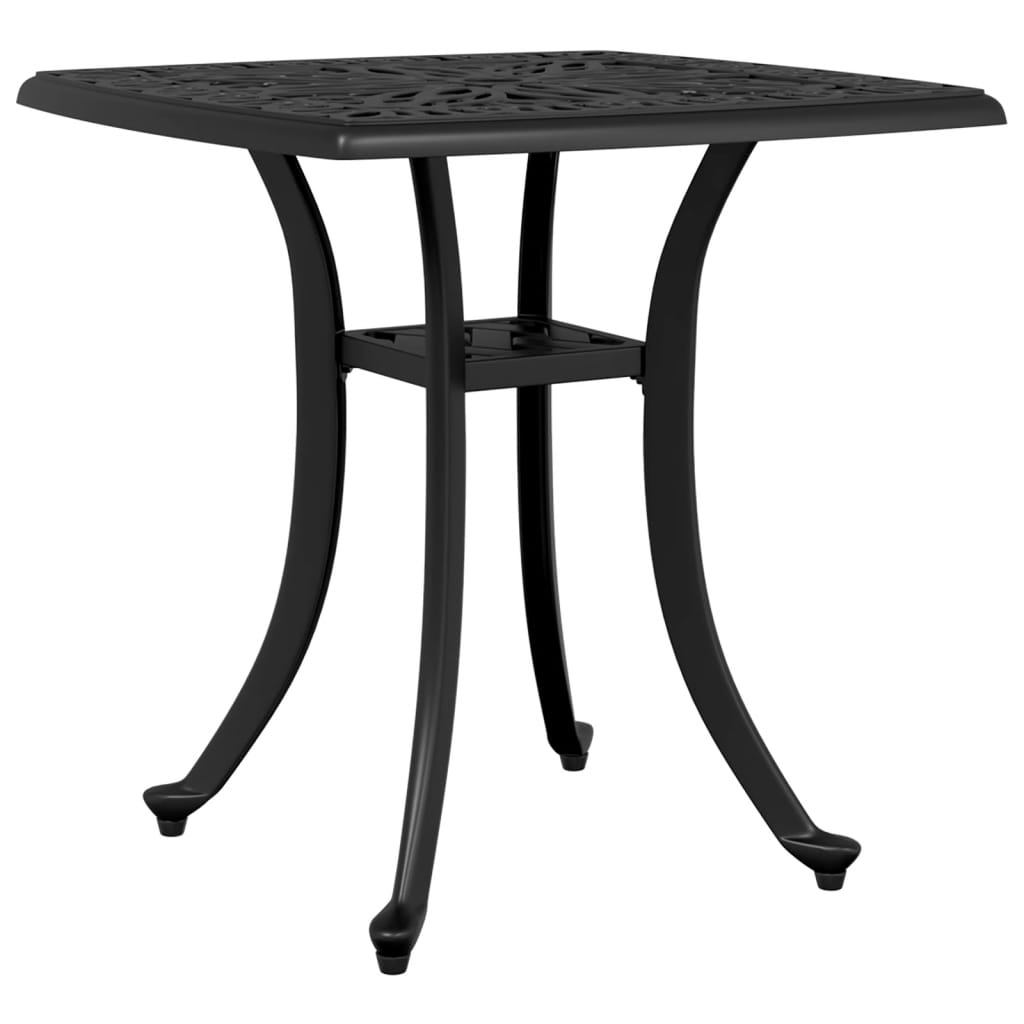 vidaXL Tuintafel 53x53x53 cm gietaluminium bronskleurig