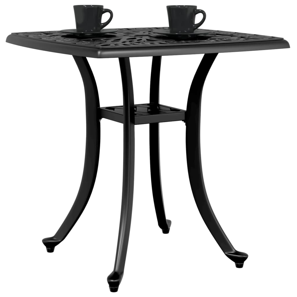 vidaXL Tuintafel 53x53x53 cm gietaluminium bronskleurig