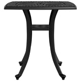 vidaXL Tuintafel 53x53x53 cm gietaluminium bronskleurig