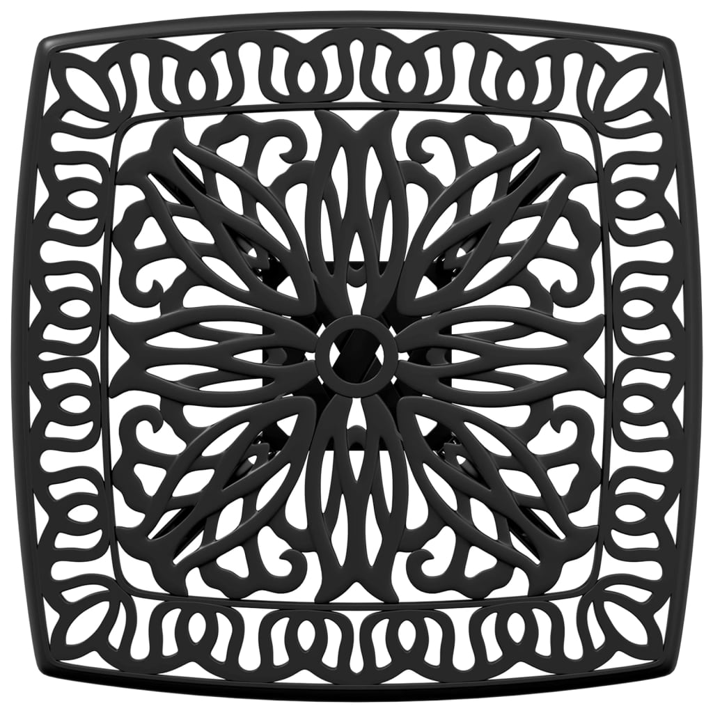 vidaXL Tuintafel 53x53x53 cm gietaluminium bronskleurig