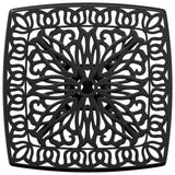 vidaXL Tuintafel 53x53x53 cm gietaluminium bronskleurig