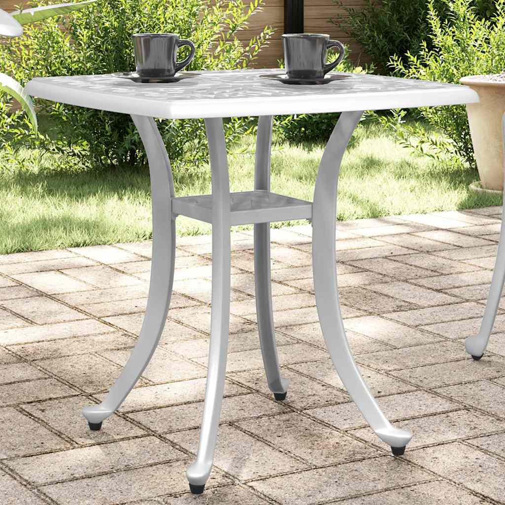 vidaXL Tuintafel 53x53x53 cm gietaluminium bronskleurig