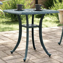 vidaXL Tuintafel 53x53x53 cm gietaluminium bronskleurig