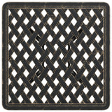 vidaXL Tuintafel 53x53x53 cm gietaluminium bronskleurig